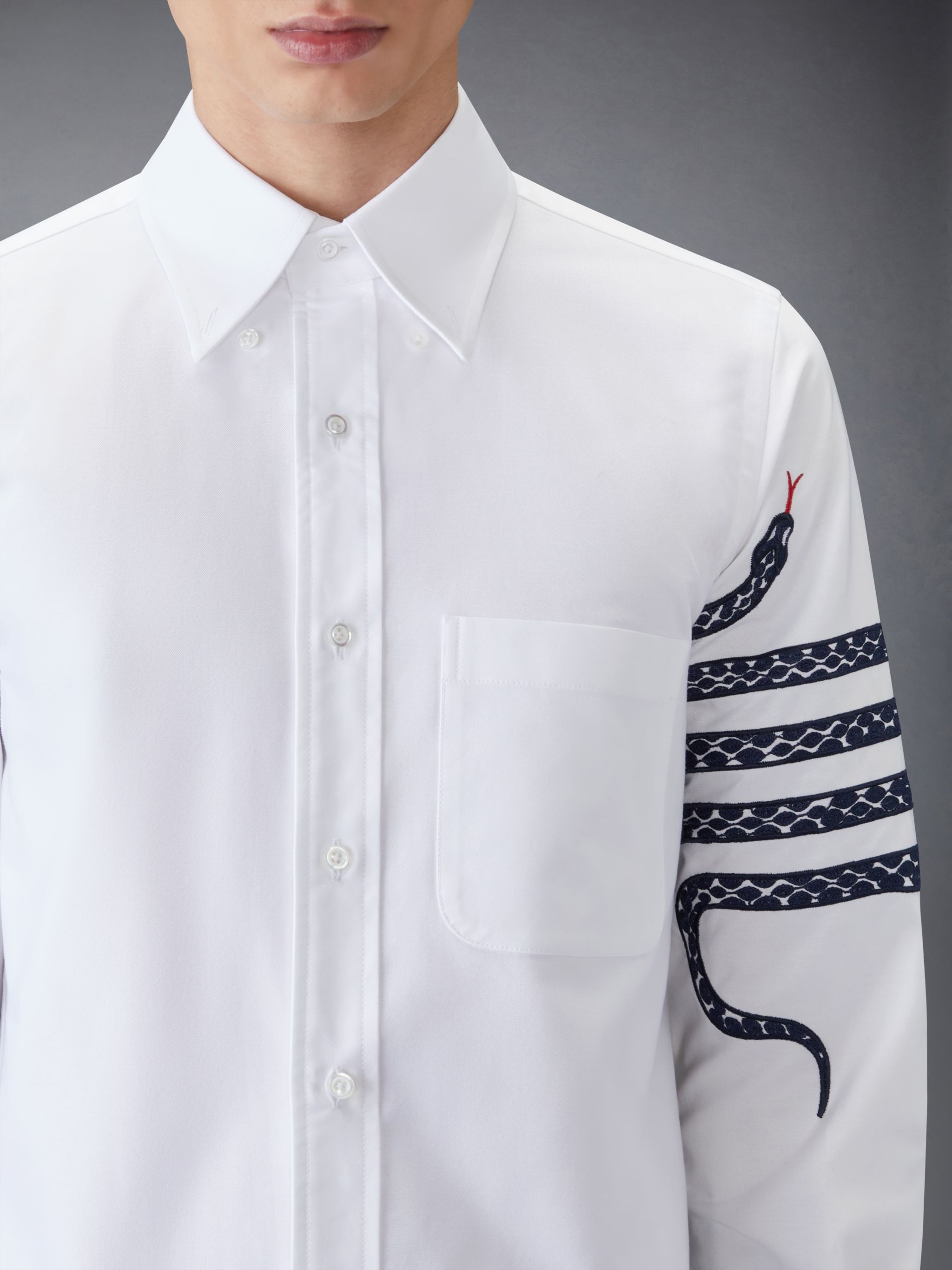 LUNAR NEW YEAR STRAIGHT FIT DENIM SHIRT - 6