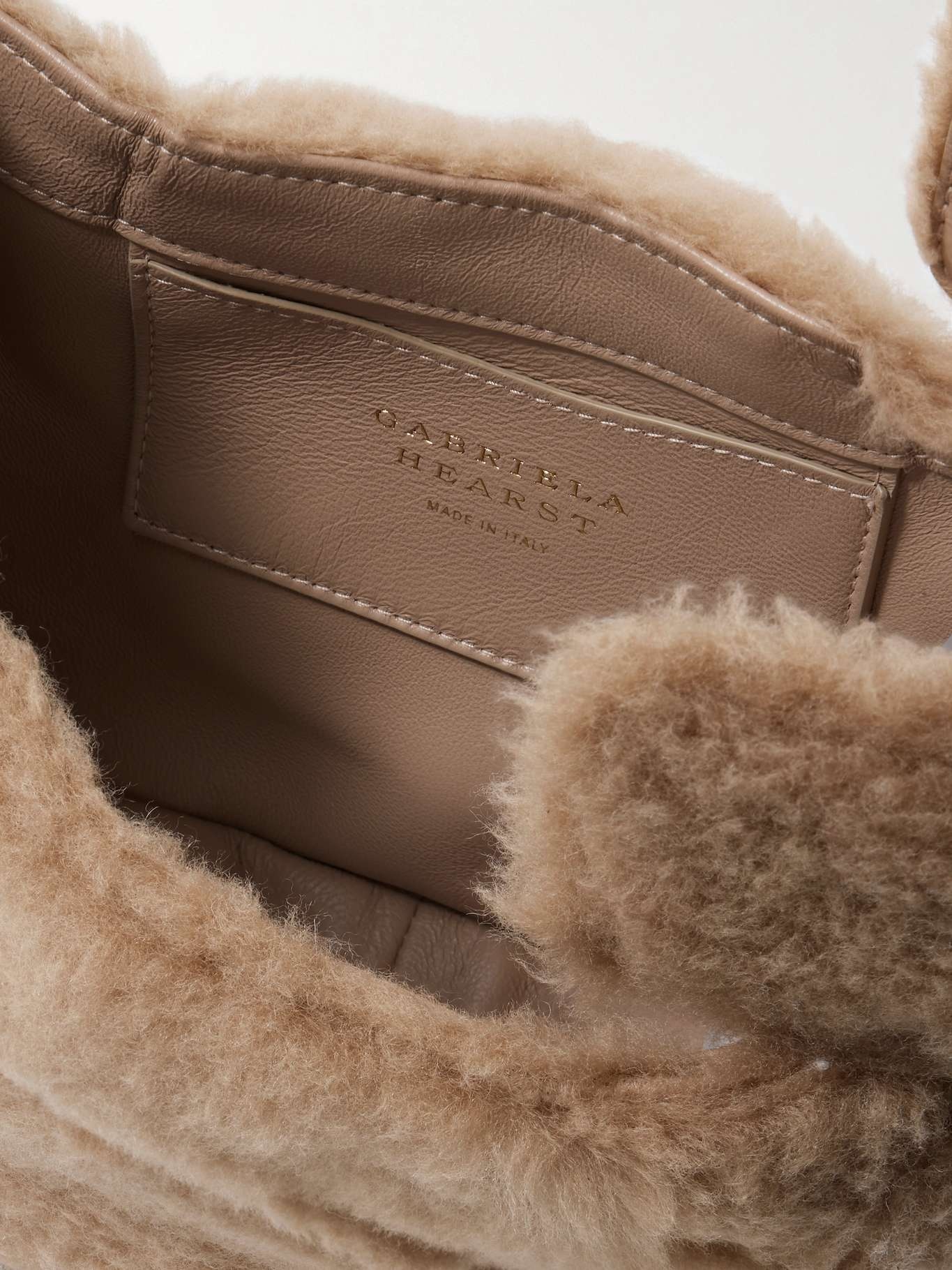 Soft Demi wool, silk and cashmere-blend clutch - 5