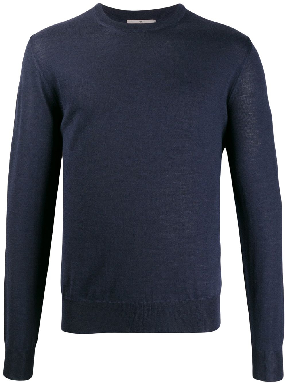 long-sleeve fitted sweater - 1