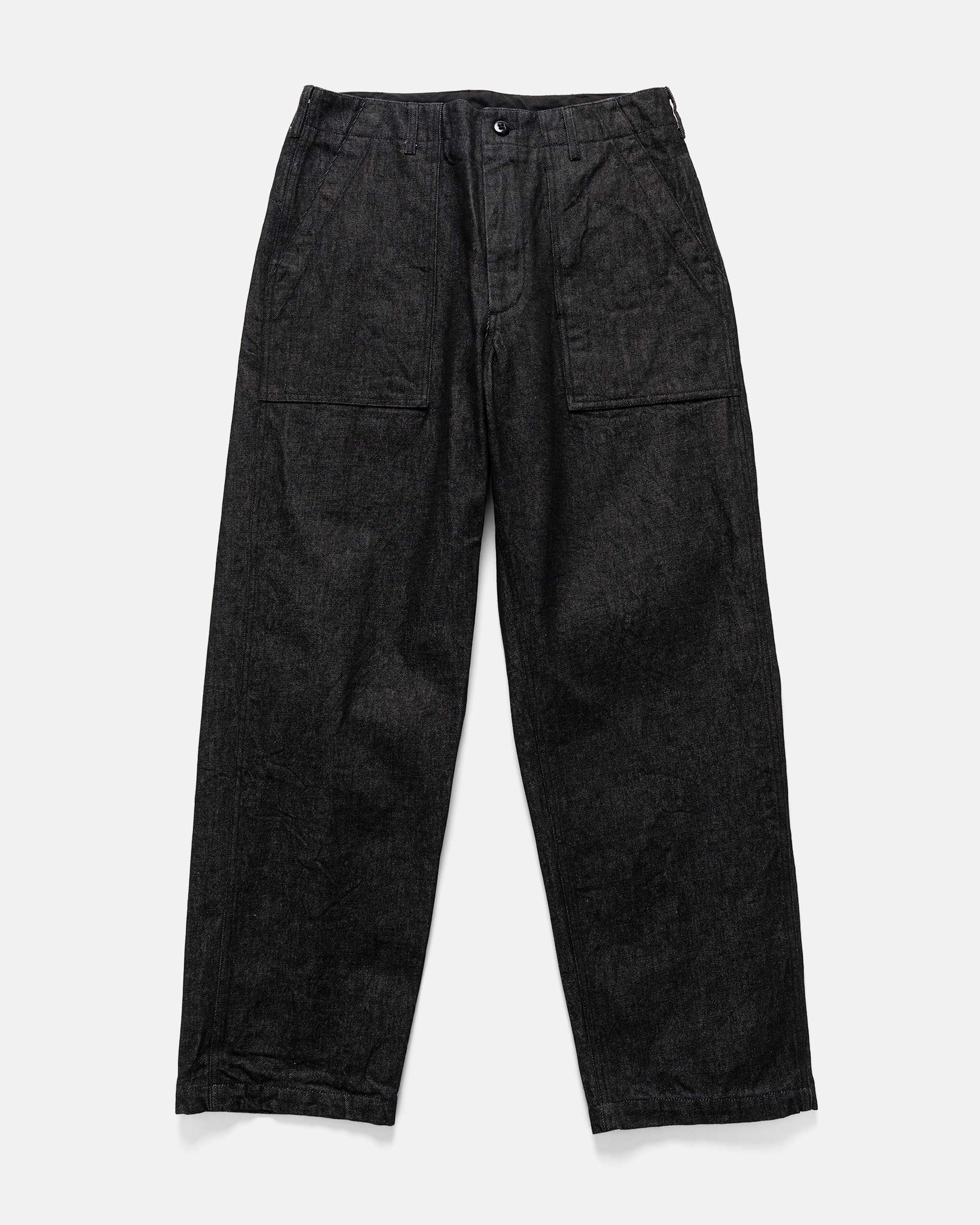 14oz Cone Denim Fatigue Pant Black - 1