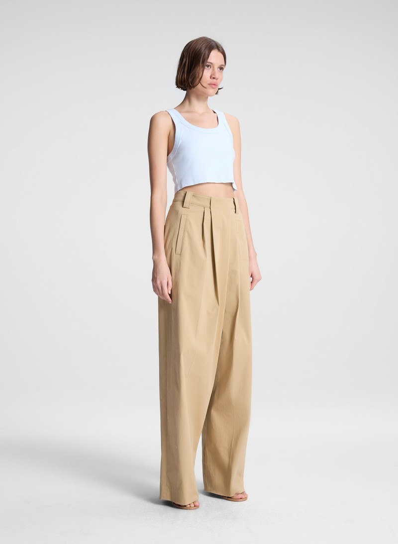 Halsey Cropped Cotton Rib Tank 4