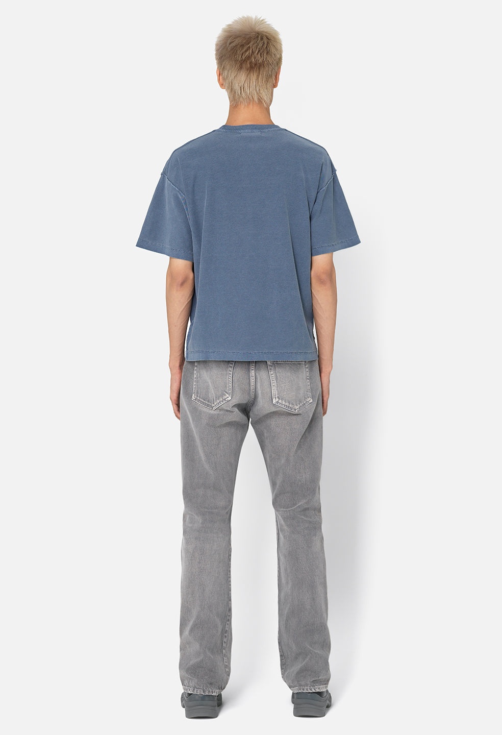REVERSED CROPPED TEE - 5