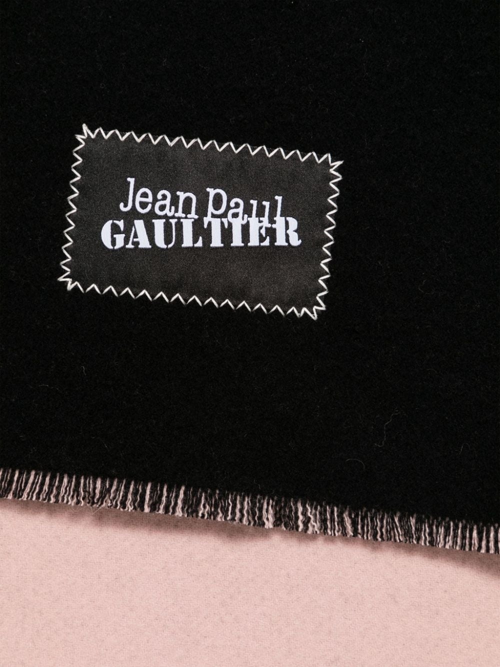 logo-jacquard scarf - 2