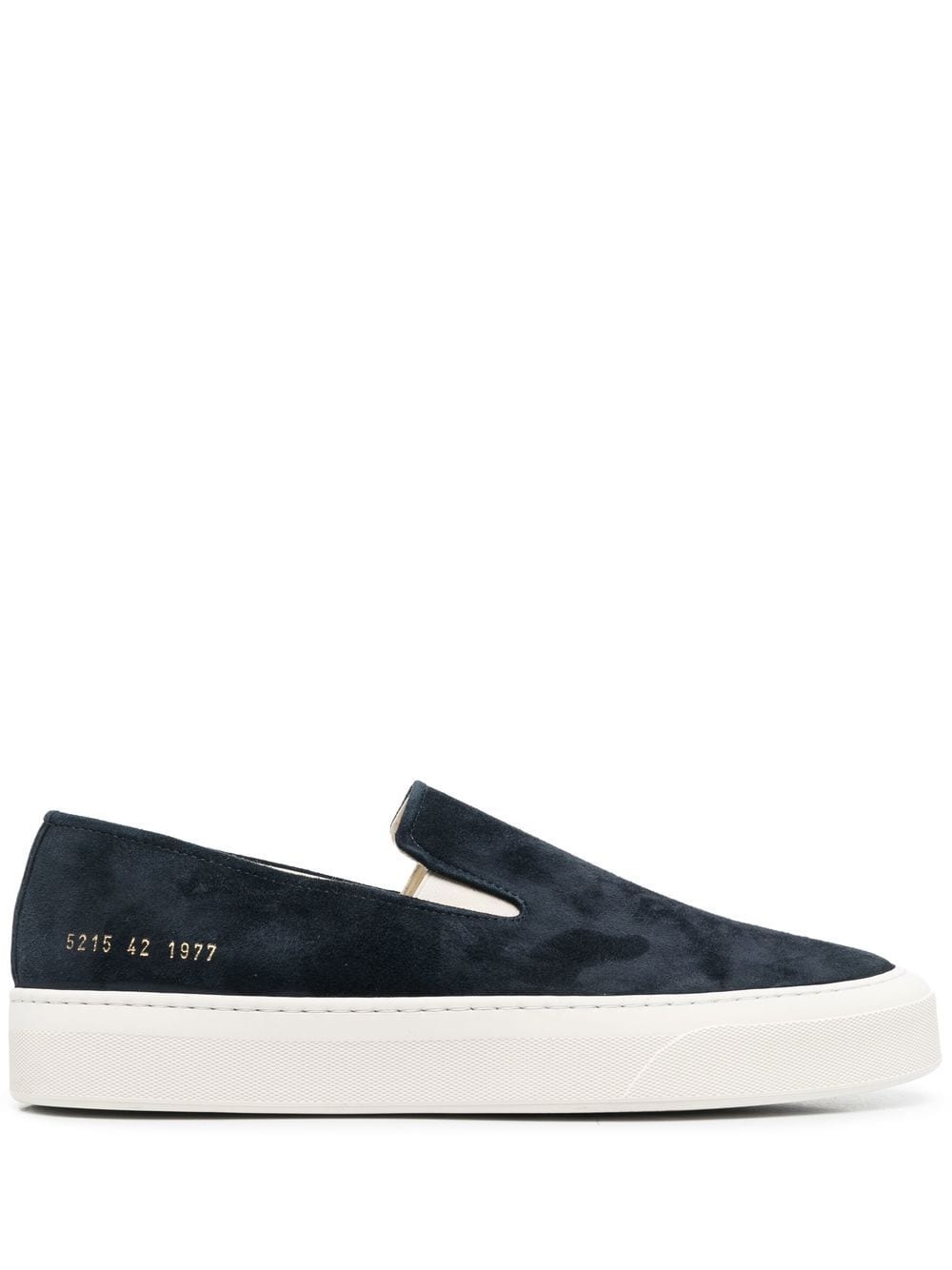 slip-on suede sneakers - 1