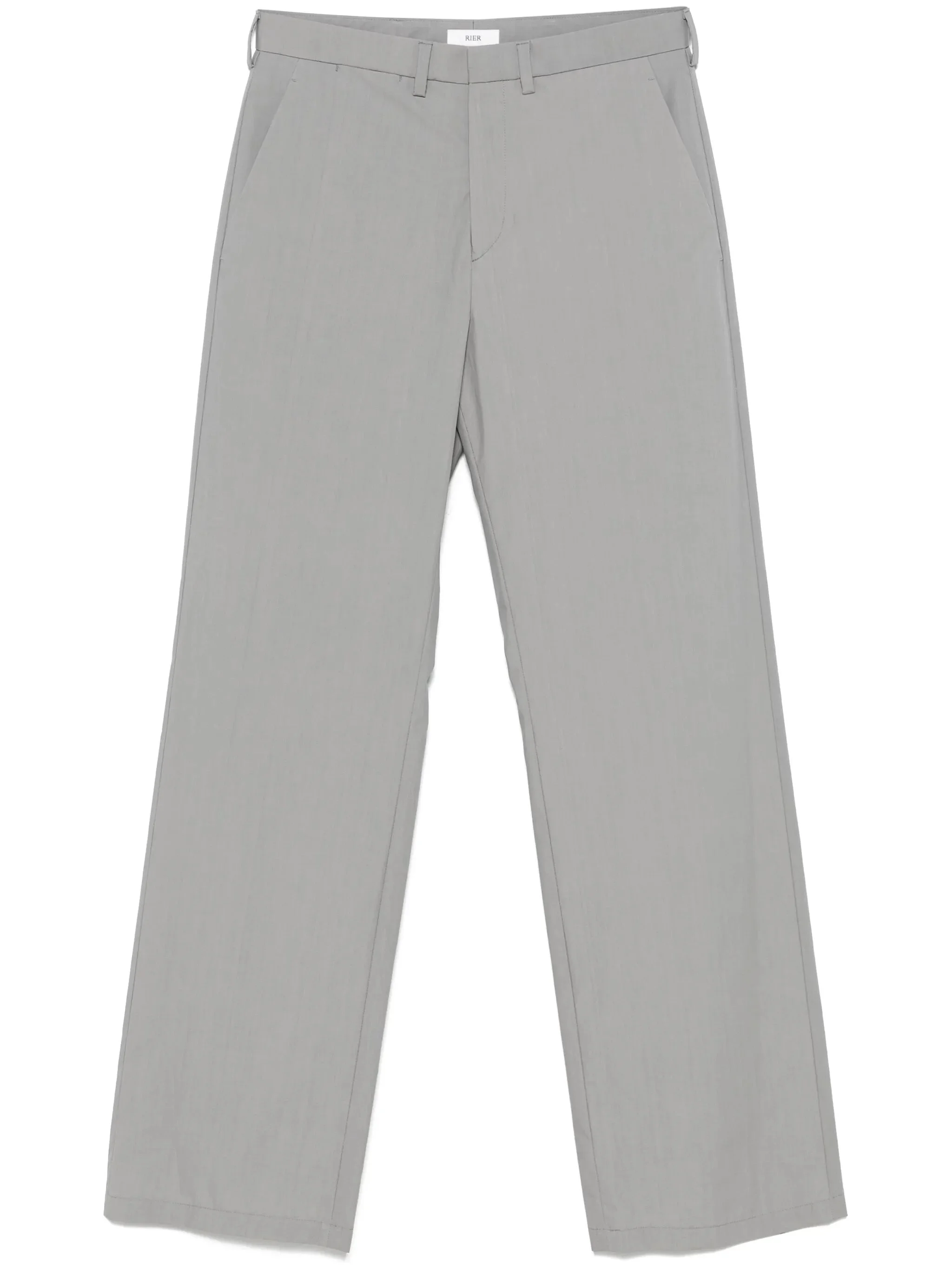 waxed poplin trousers - 1