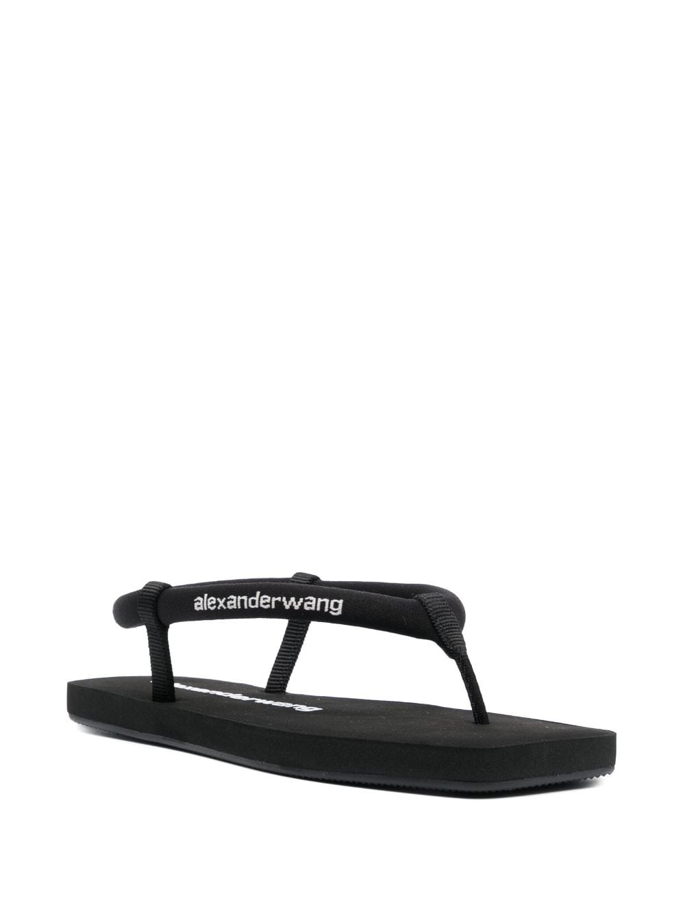 logo-print thong sandals - 2