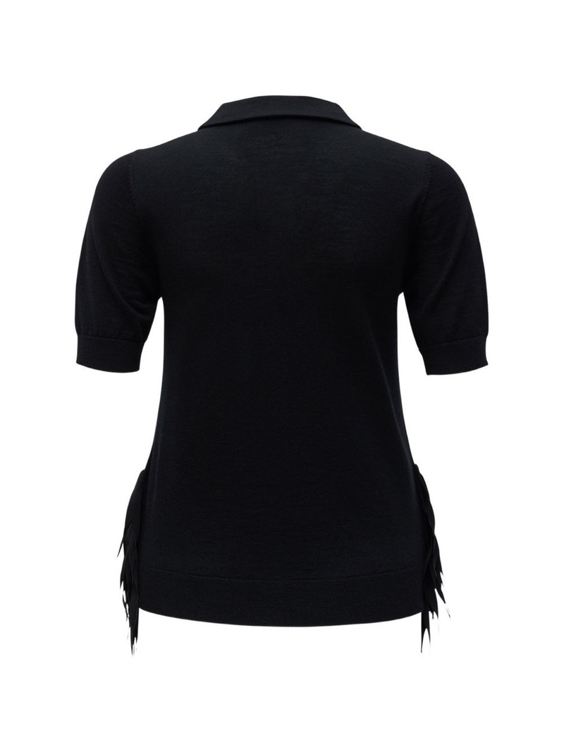 N°21 black polo shirt outlook