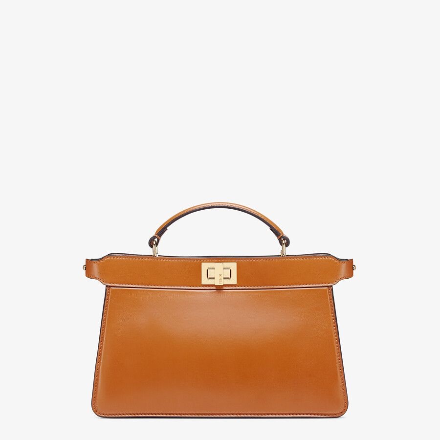 Brown leather bag - 1