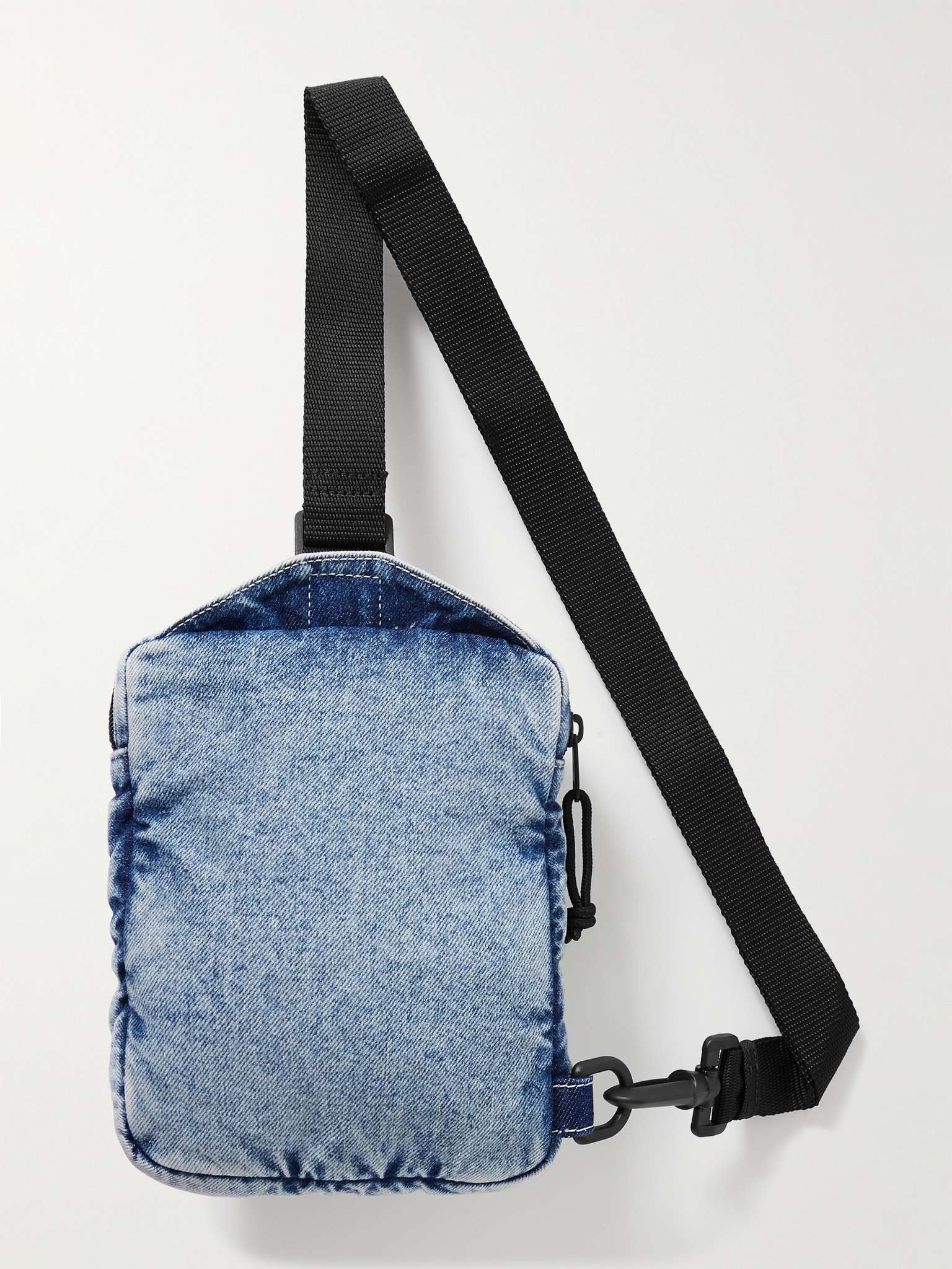 Explorer Logo-Appliquéd Nylon-Twill Messenger Bag - 4