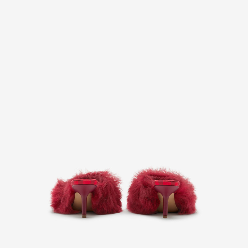 Shearling Minnie Mules 4