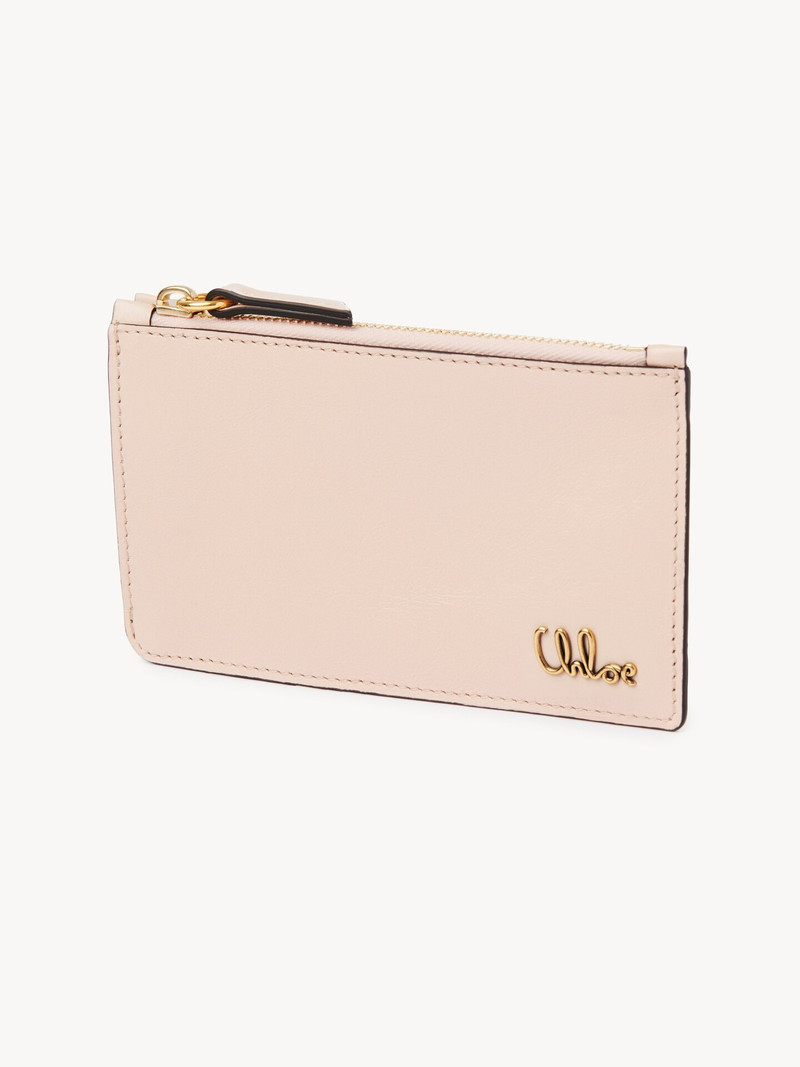 Chloé SMALL CHLOÉ ICONIC PURSE WITH CARD SLOTS IN SHINY LEATHER outlook
