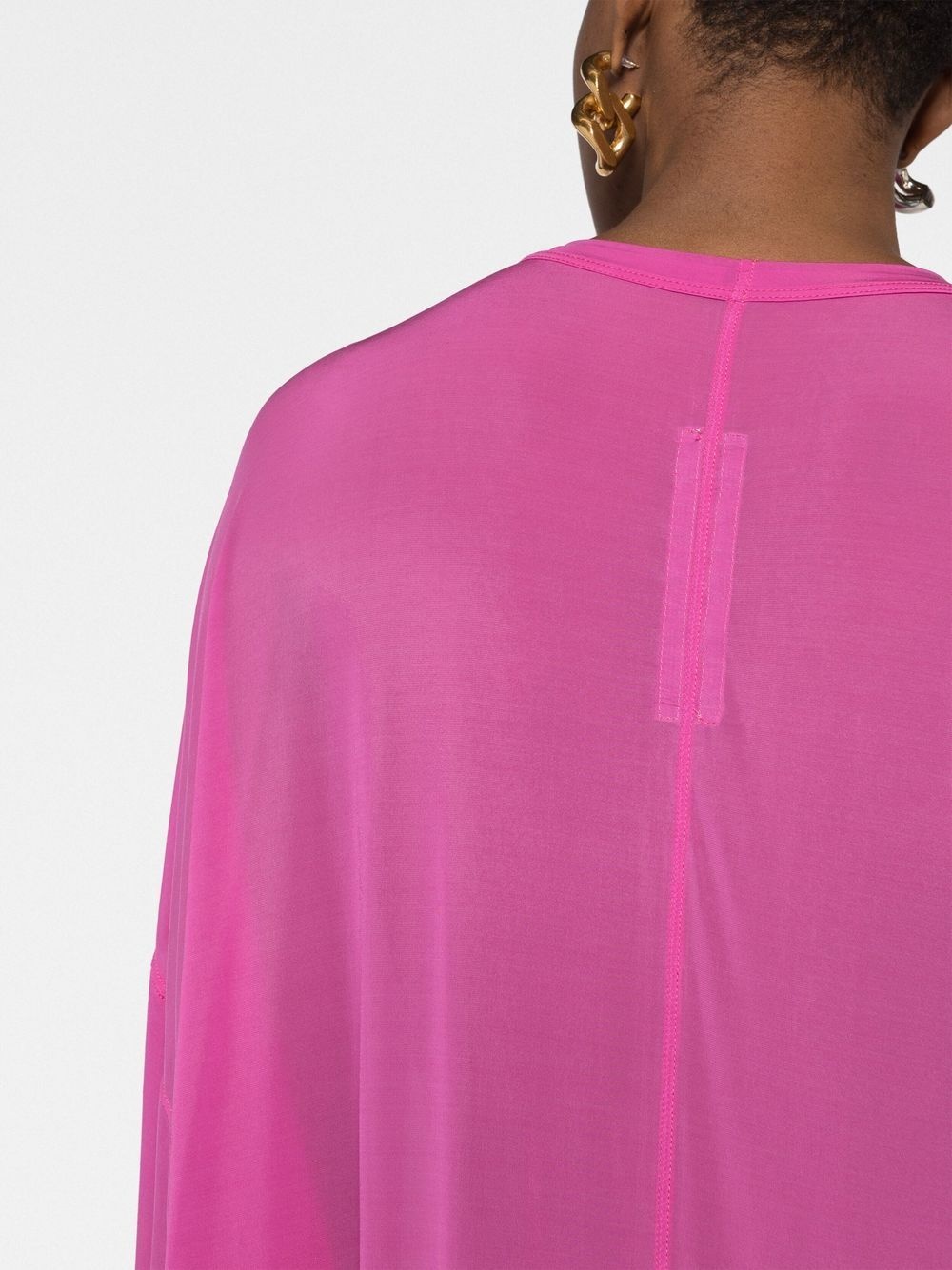 tonal high-low dress - 3