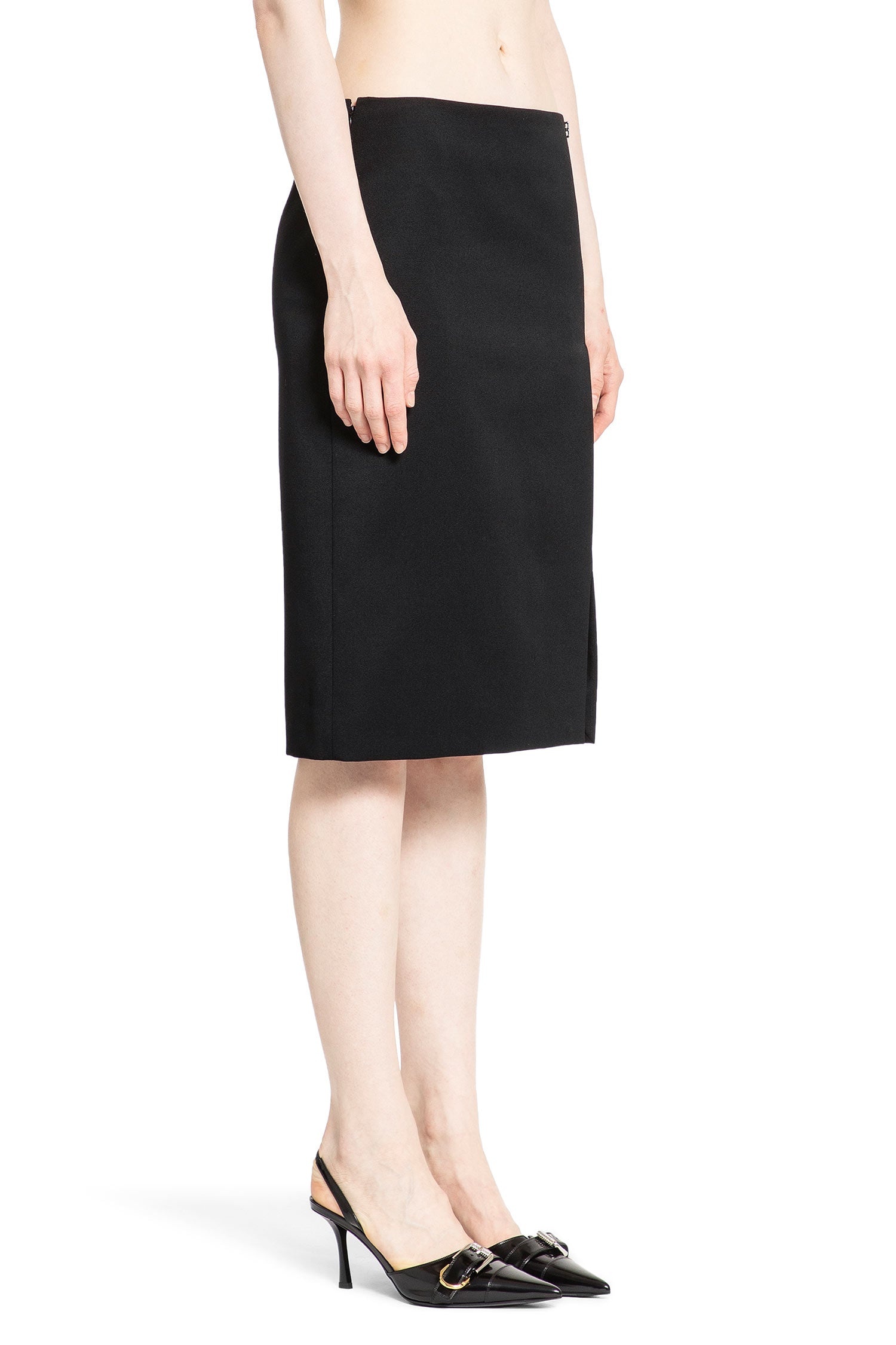 スカート GIVENCHY Women Skirts BW40V615CT 001 BLACK Givenchy GIVENCHY WOMAN BLACK SKIRTS | antonioli | REVERSIBLE
