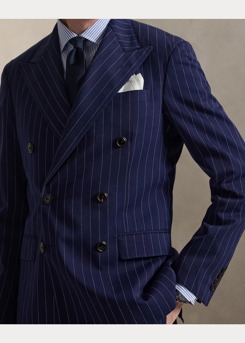 Polo Tailored Fit Pinstripe Suit 5