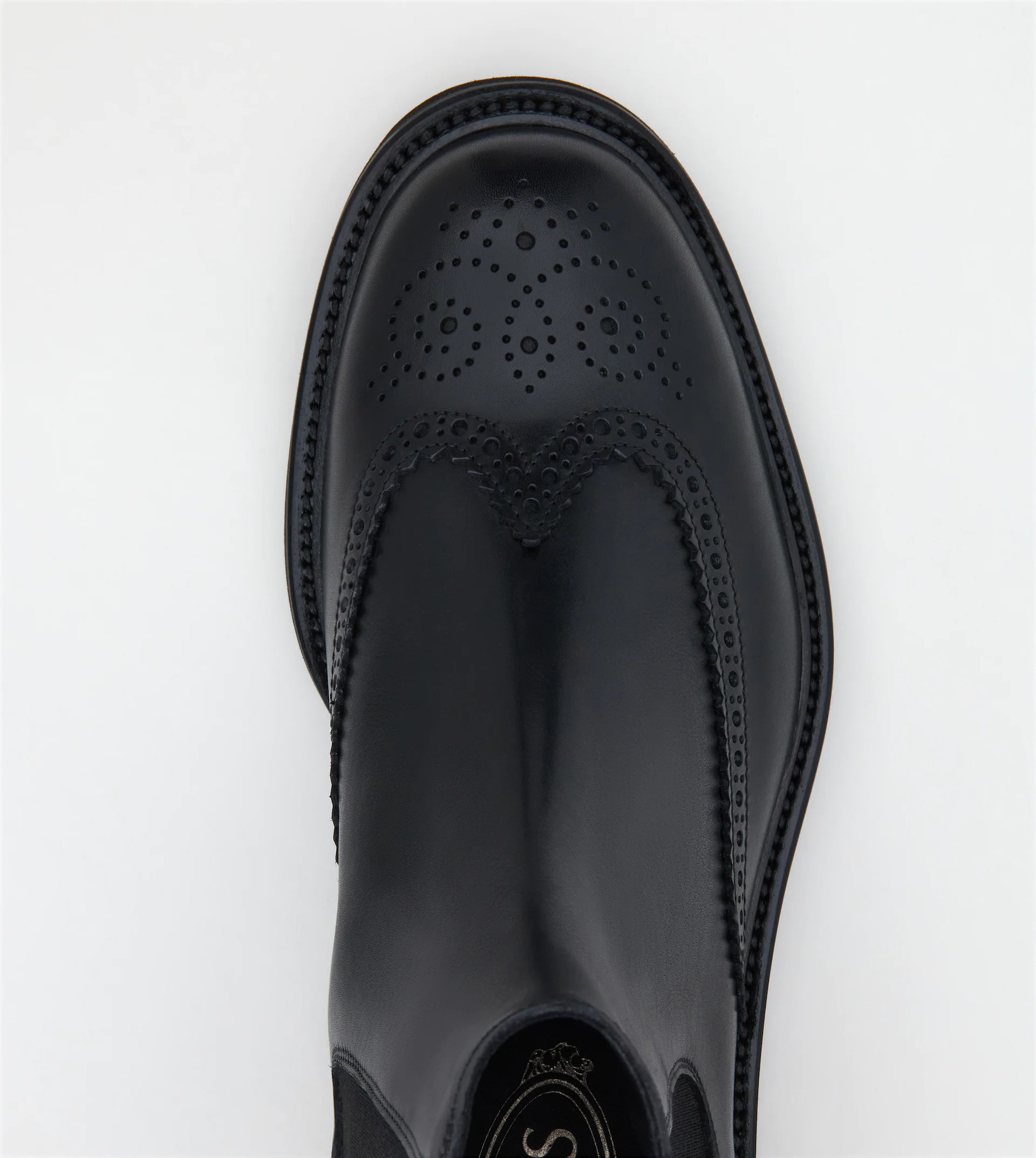 ANKLE BOOTS IN LEATHER - BLACK - 4