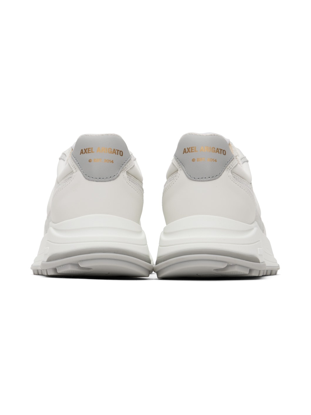 White & Gray Rush Sneakers - 2