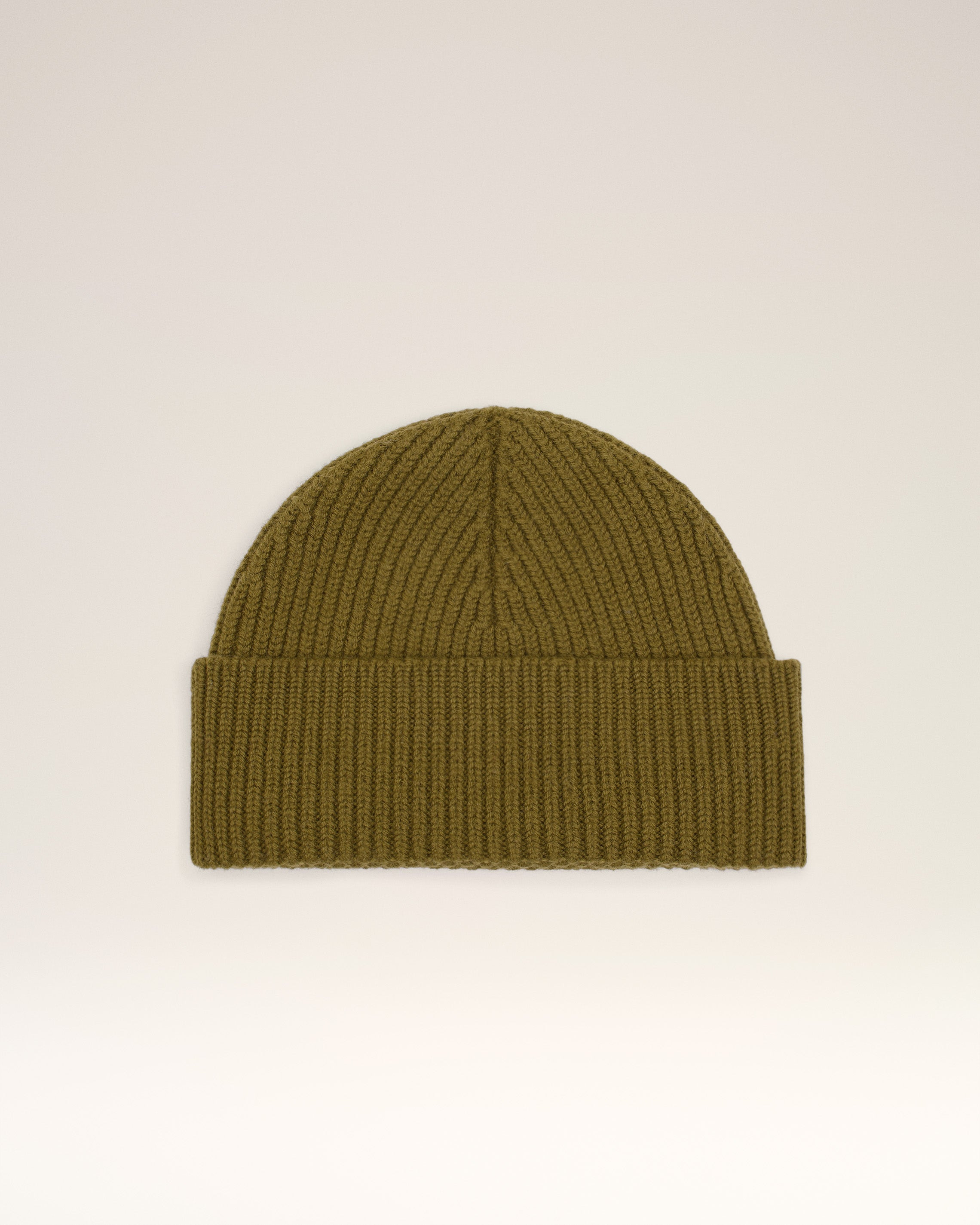 KHAKI WOOL AMI DE COEUR BEANIE - 4