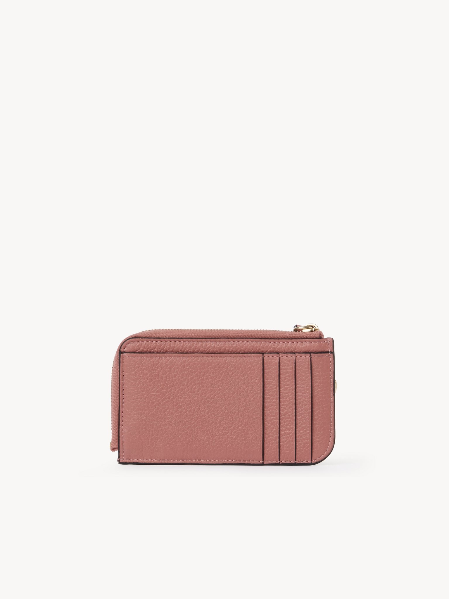 ALPHABET PURSE IN GRAINED LEATHER - 4