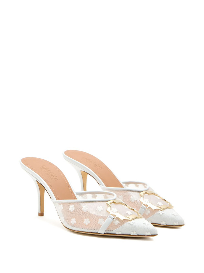 MALONE SOULIERS Missy floral buckle mules outlook