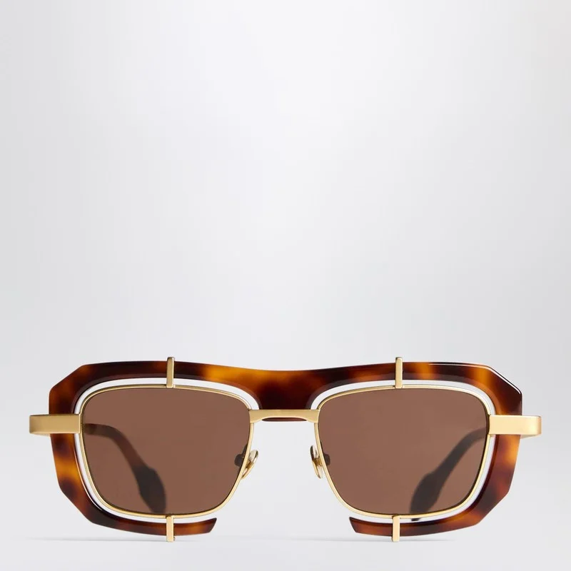 Jw Anderson Geometric Jwa03 Havana Sunglasses Women - 1