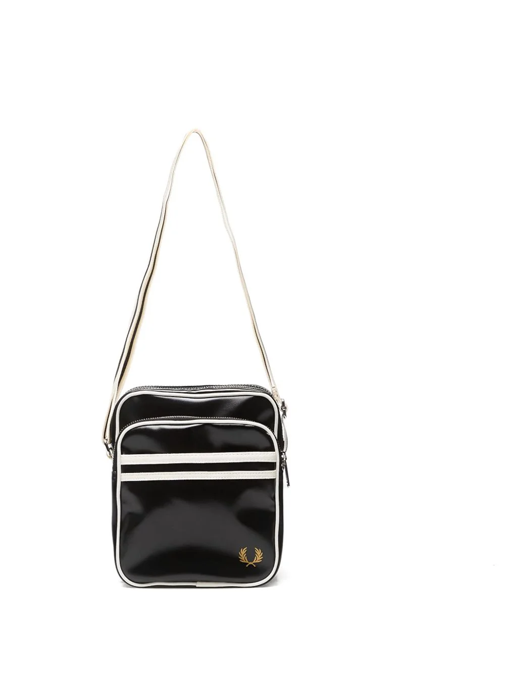 striped classic side bag - 1