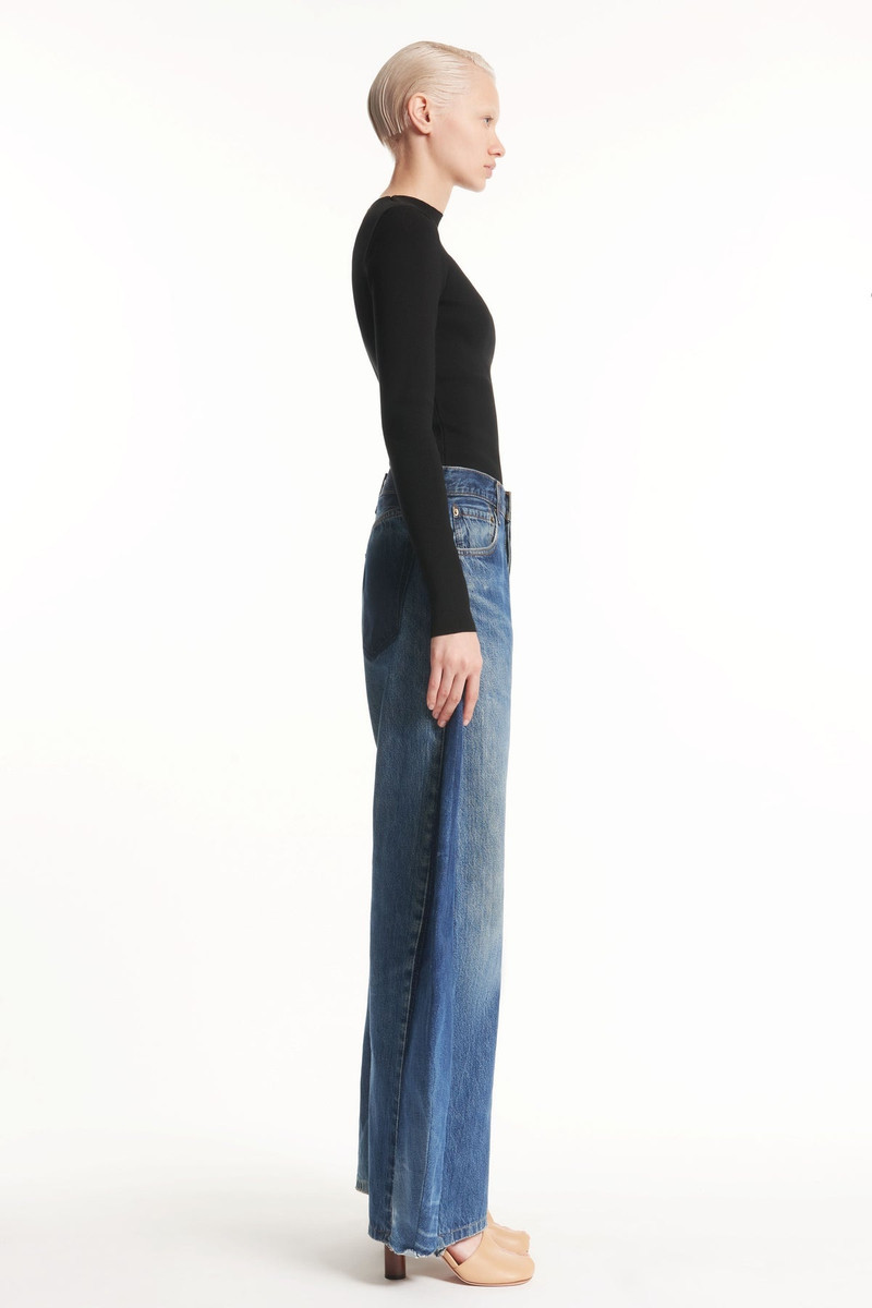 KNIT TOP WITH FRONT CUTOUT BLACK 3