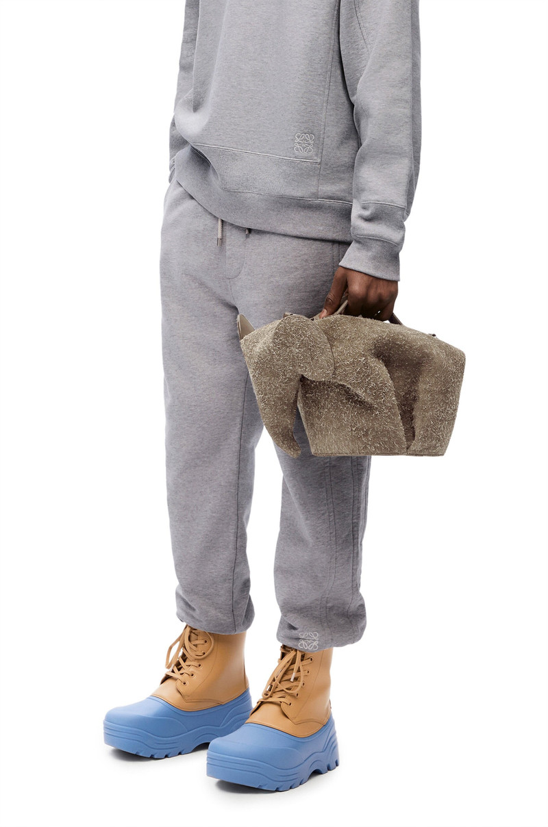Loewe Large Elephant bag in brushed suede outlook