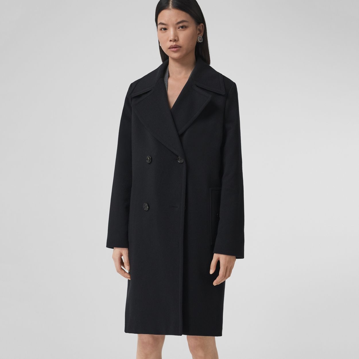 Cashmere Double-breasted Coat - 7