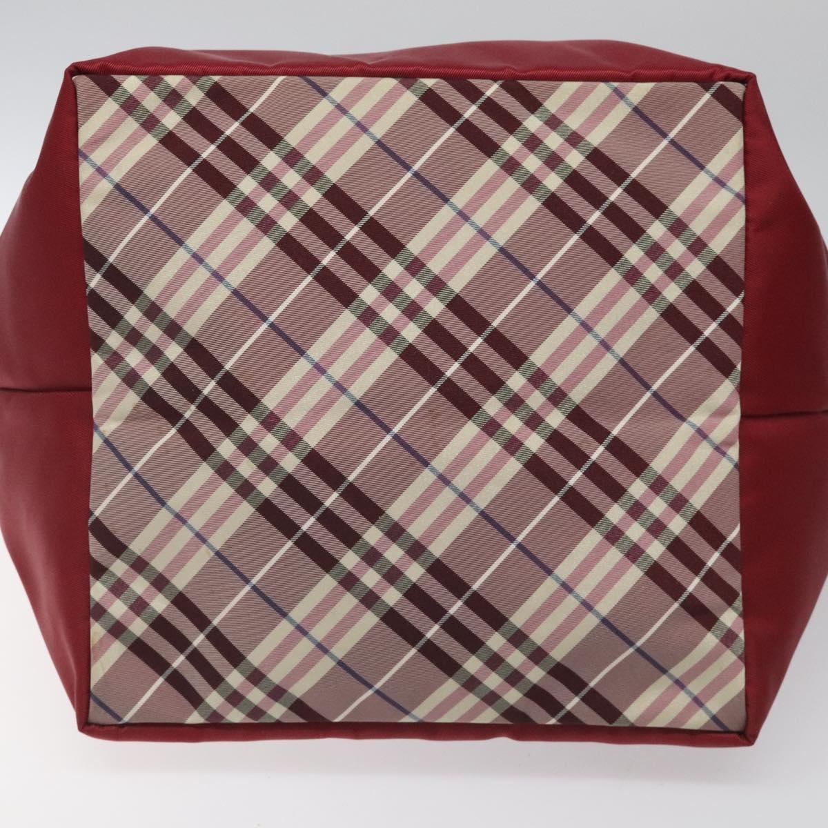 Burberry Blue Label Tote Bag Nylon Red - 9