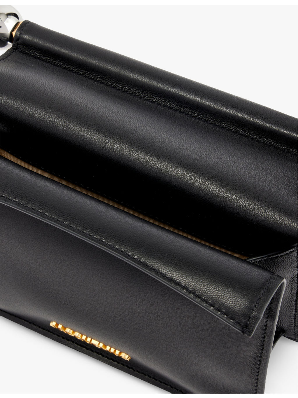La Petite Pochette Rond leather clutch bag - 5