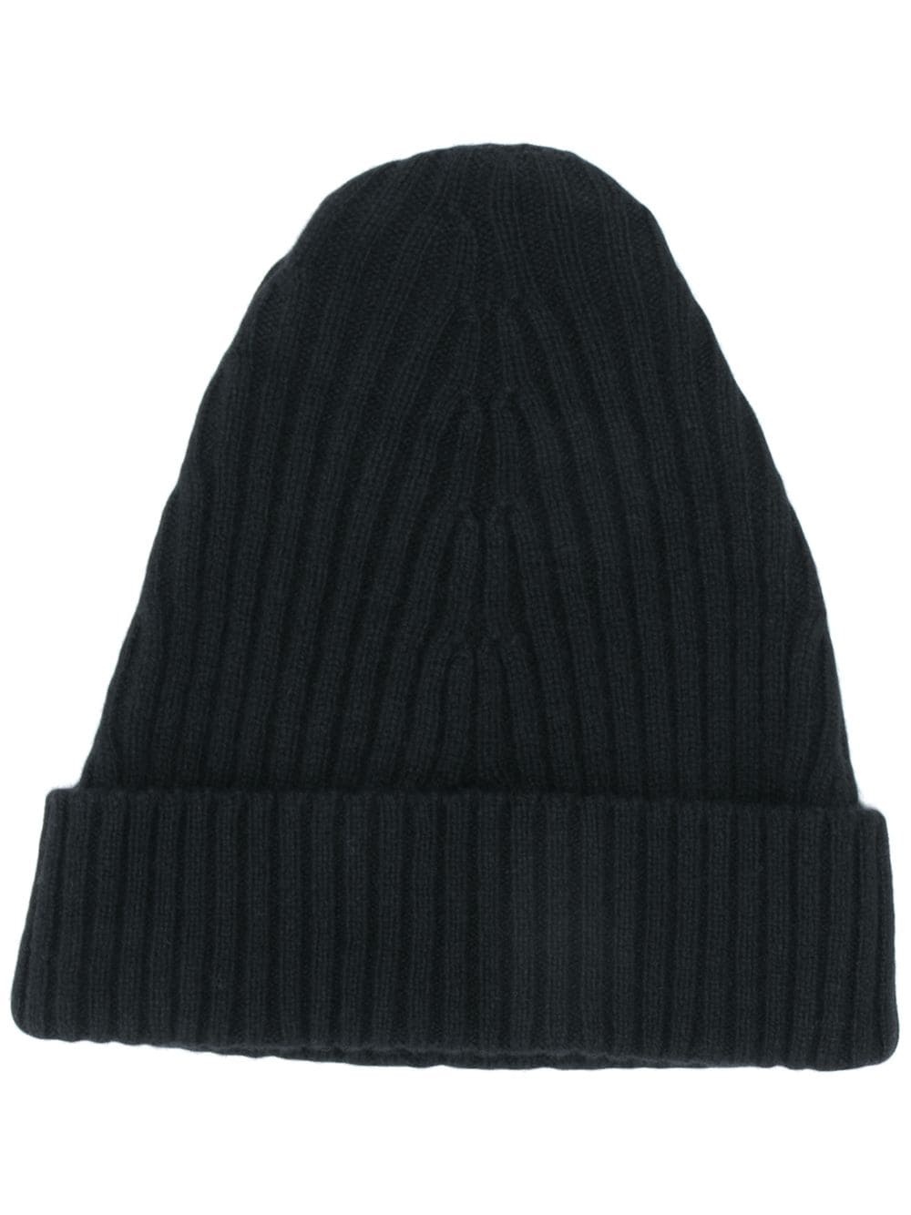 ribbed knitted hat - 1