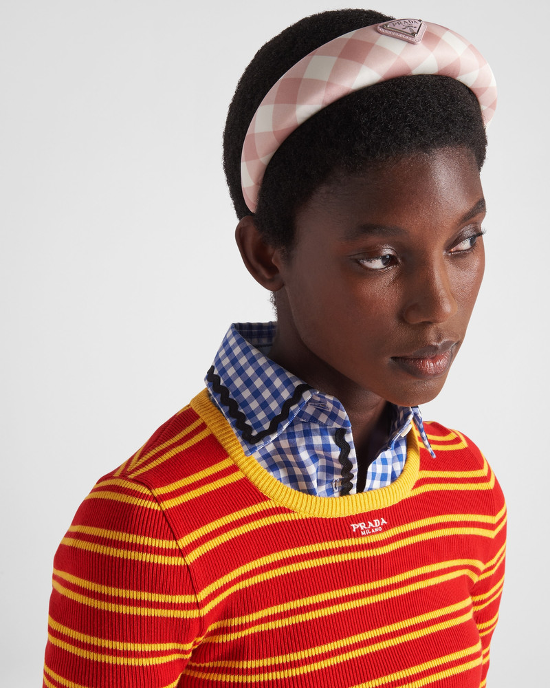 Prada Printed Re-Nylon headband outlook