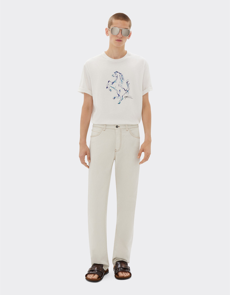 Ferrari Five-pocket denim trousers outlook