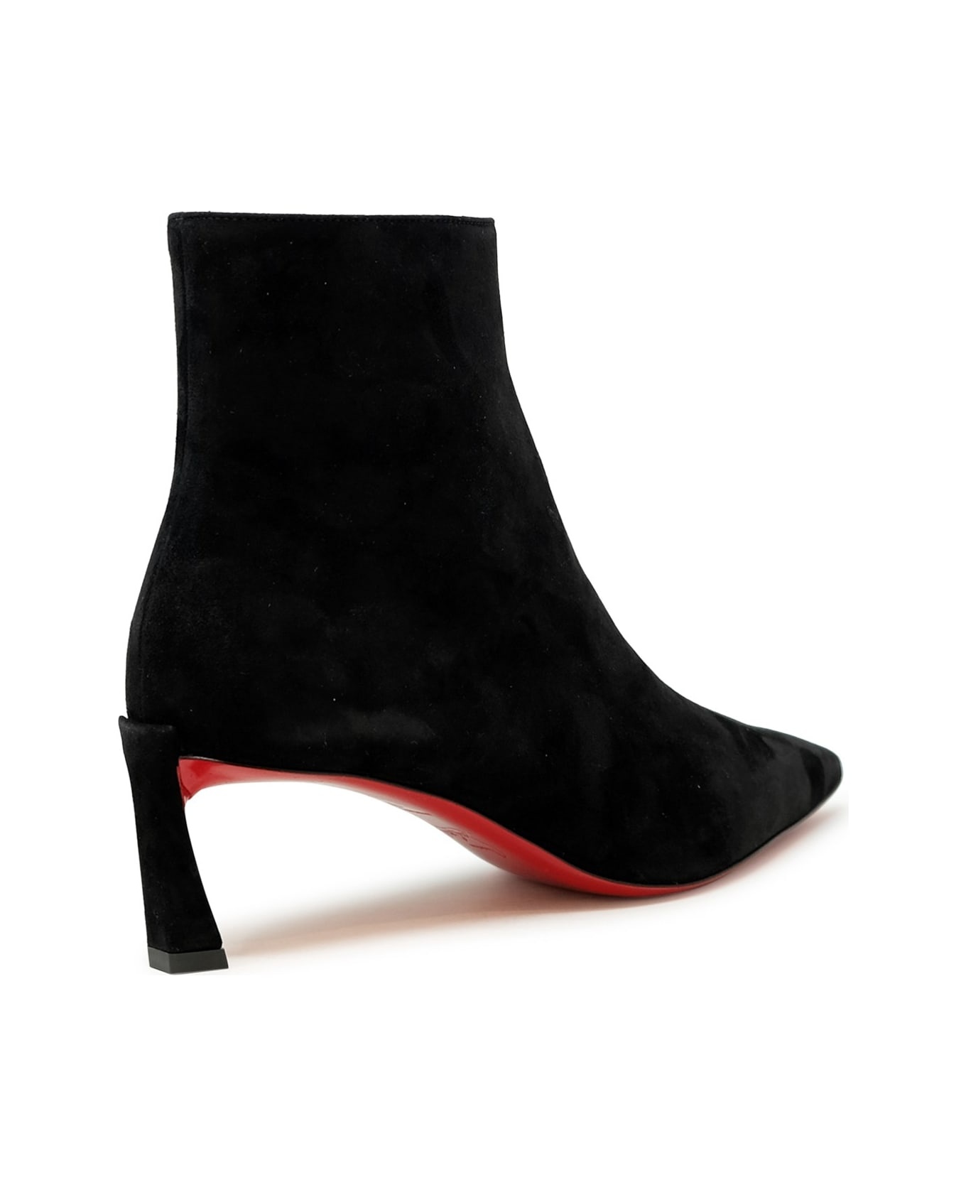 Christian Louboutin Black Veau Velours Condora Booty 55 Boots - 3