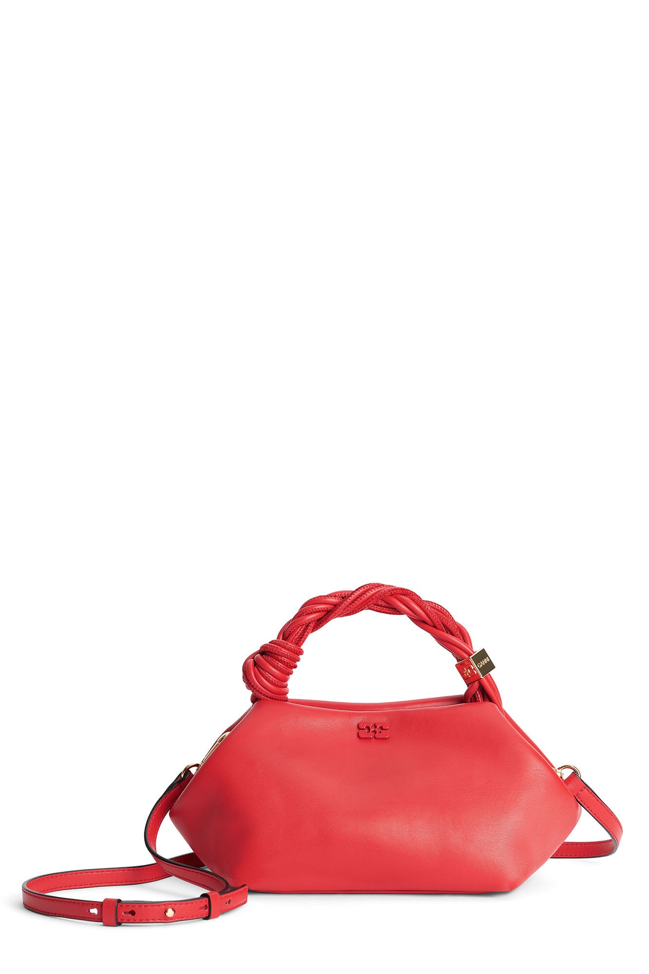 RED SMALL GANNI BOU BAG - 5