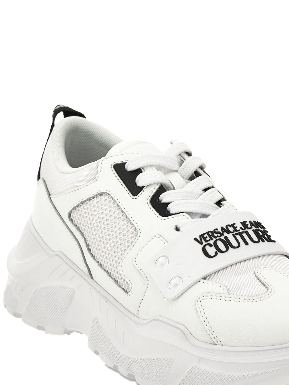 Speedtrack logo-embossed mesh sneakers - 3
