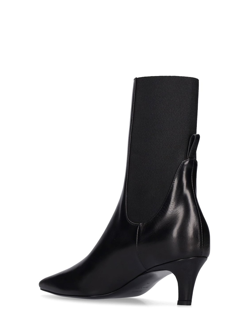 50mm Leather ankle boots - 4