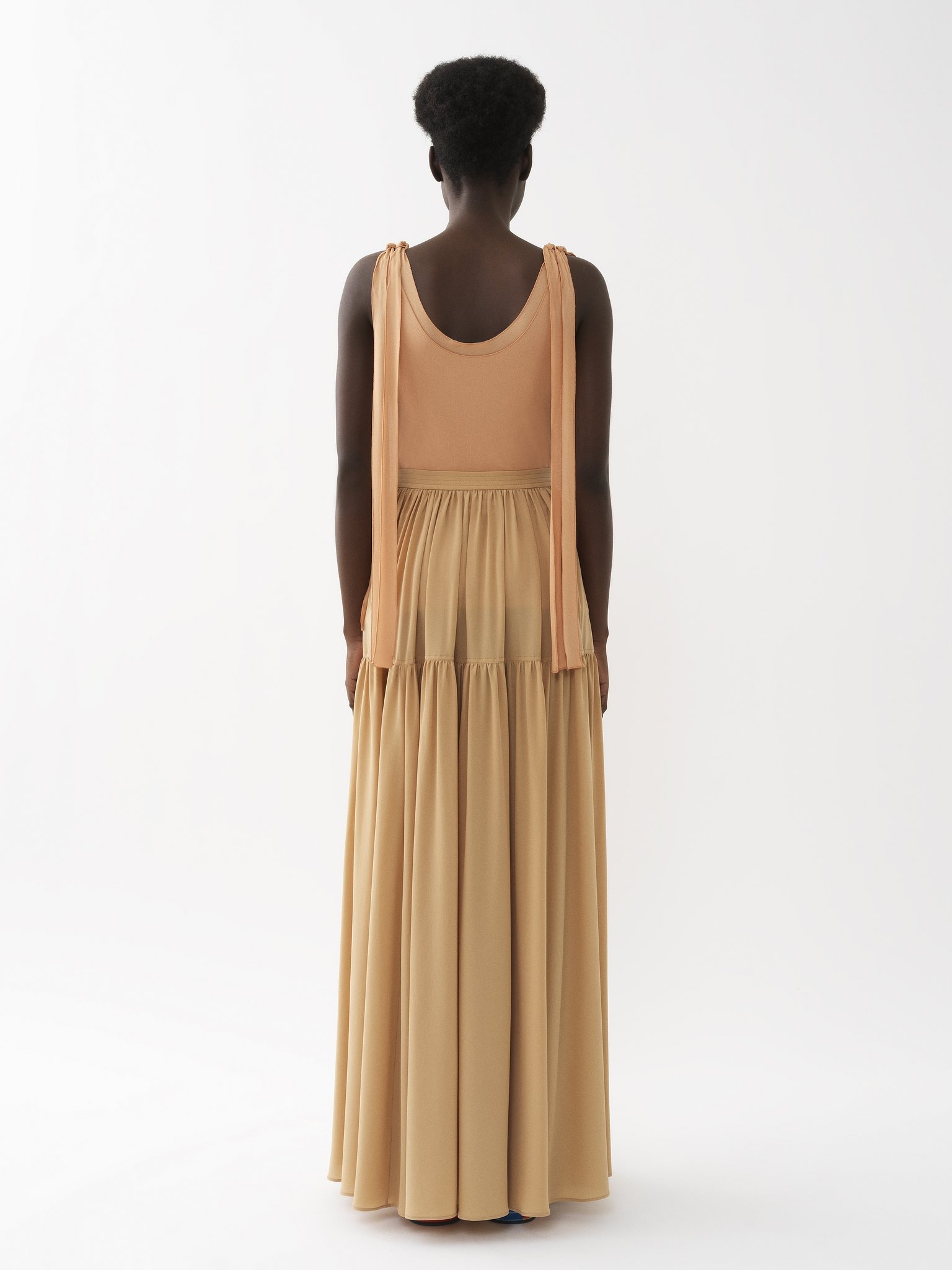 TIERED MAXI SKIRT - 3