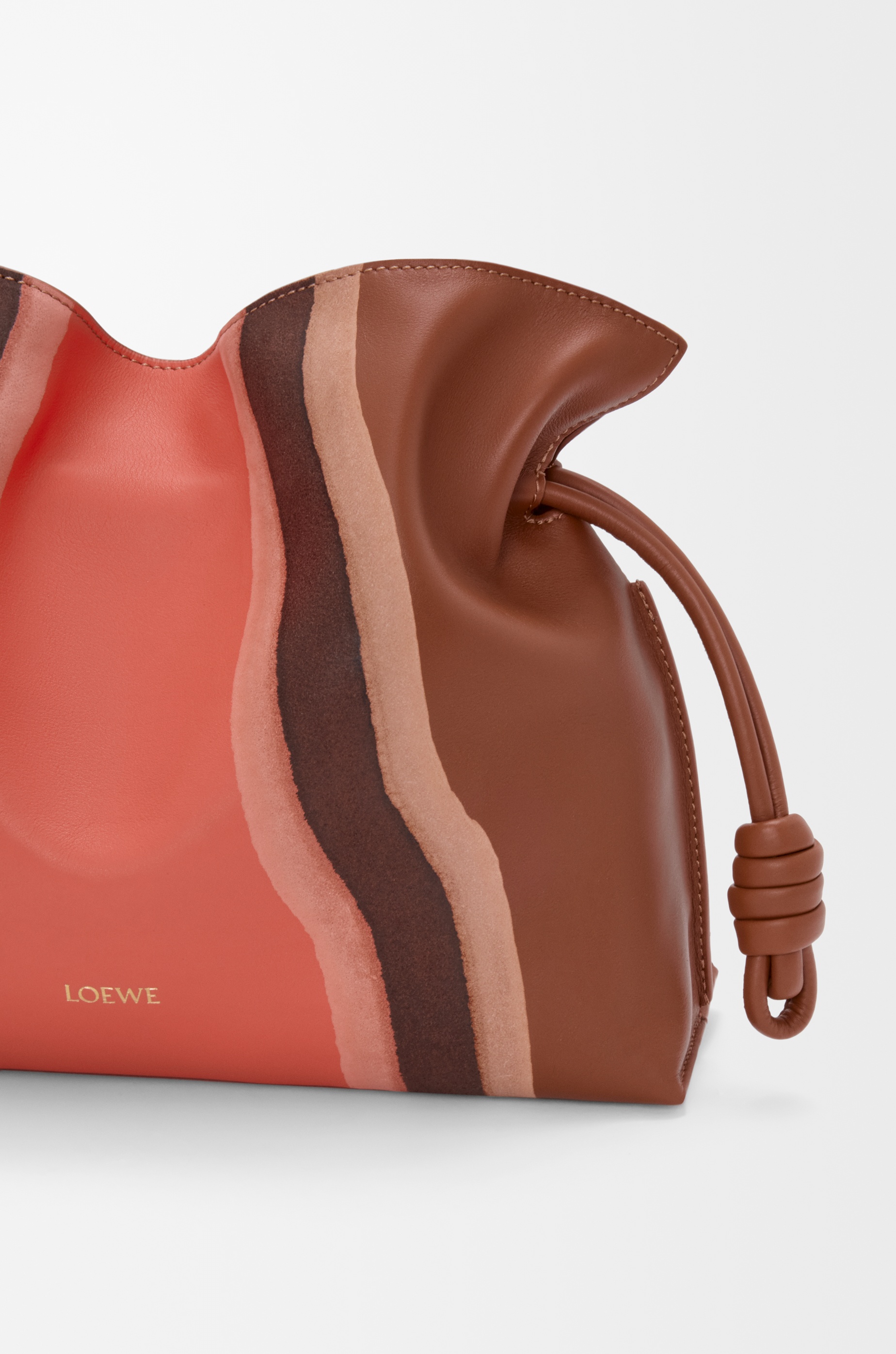 Medium Flamenco clutch in nappa calfskin - 9