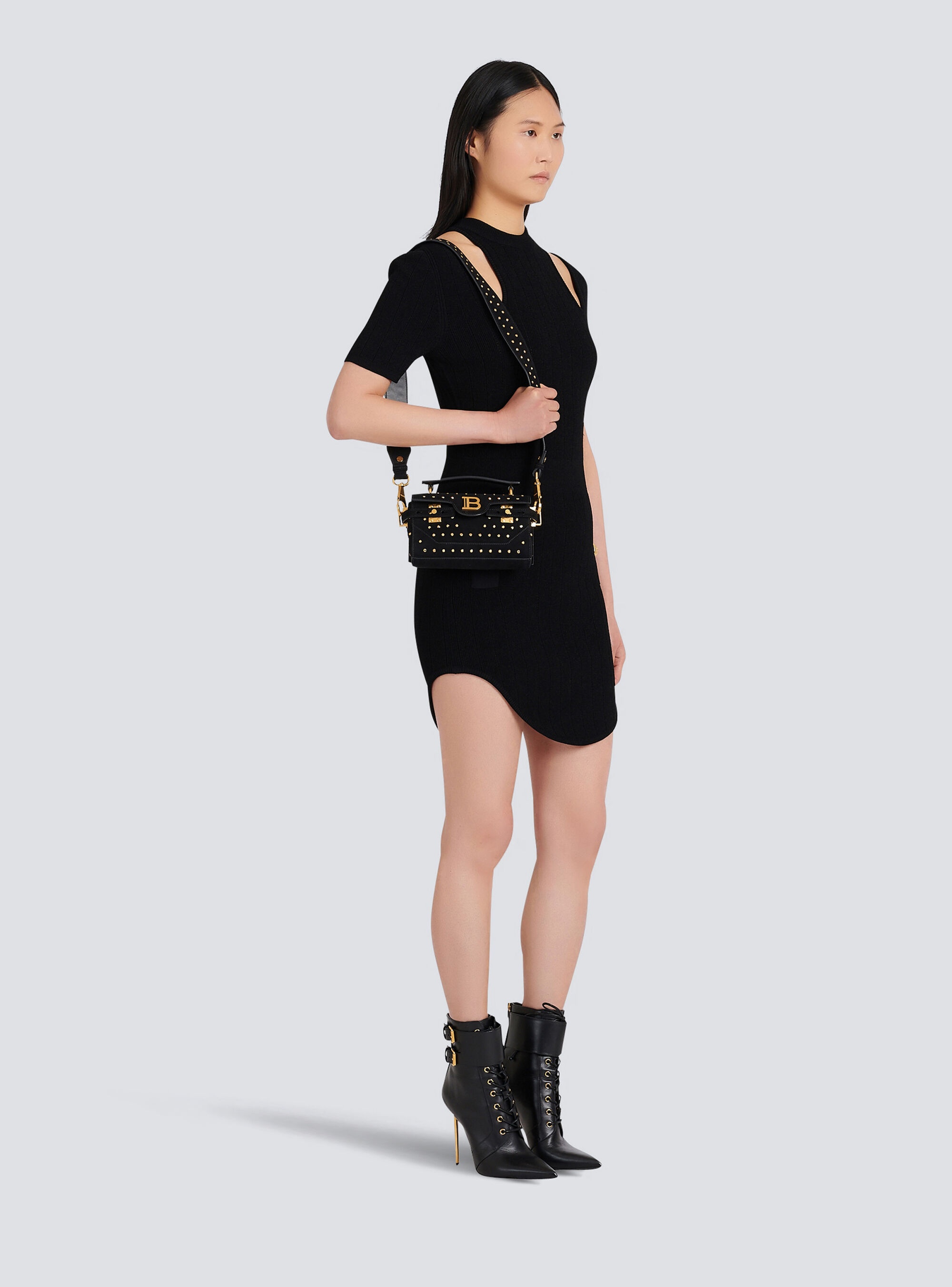 Bicolor leather B-Buzz 19 bag - 2