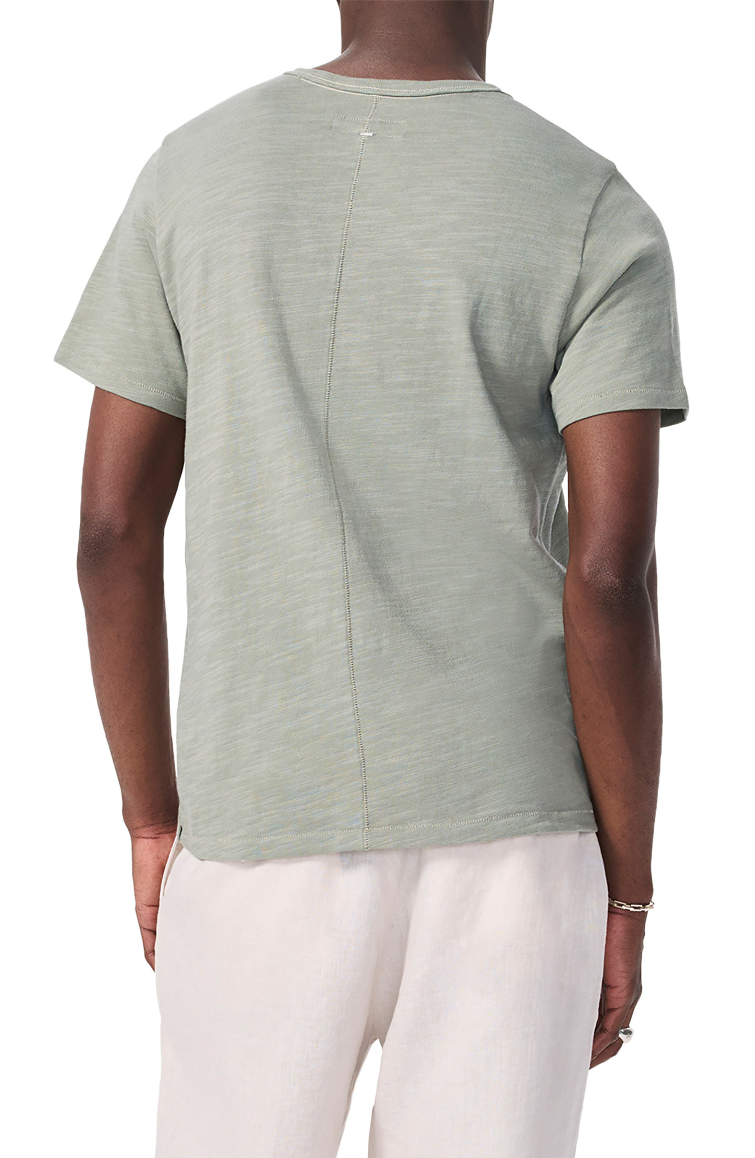 rag & bone Men's Classic Flame Slub Cotton T-Shirt in Leaf Grey at Nordstrom - 2