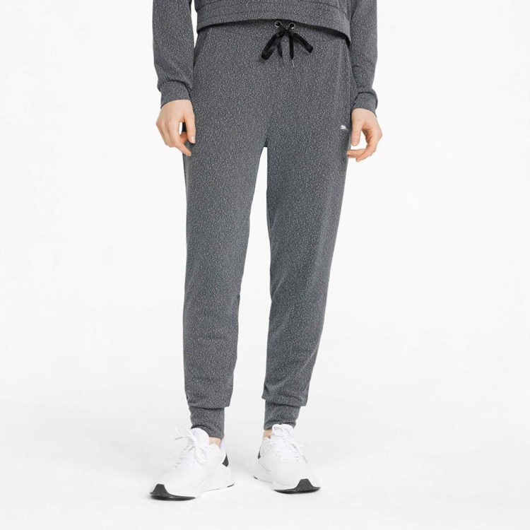 (WMNS) PUMA Stardust Knitted Training Joggers 'Grey' 521626-01 - 4