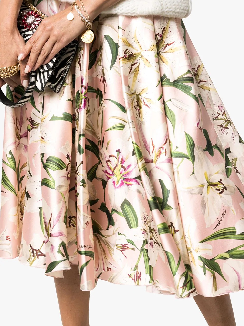 lily print midi skirt - 5