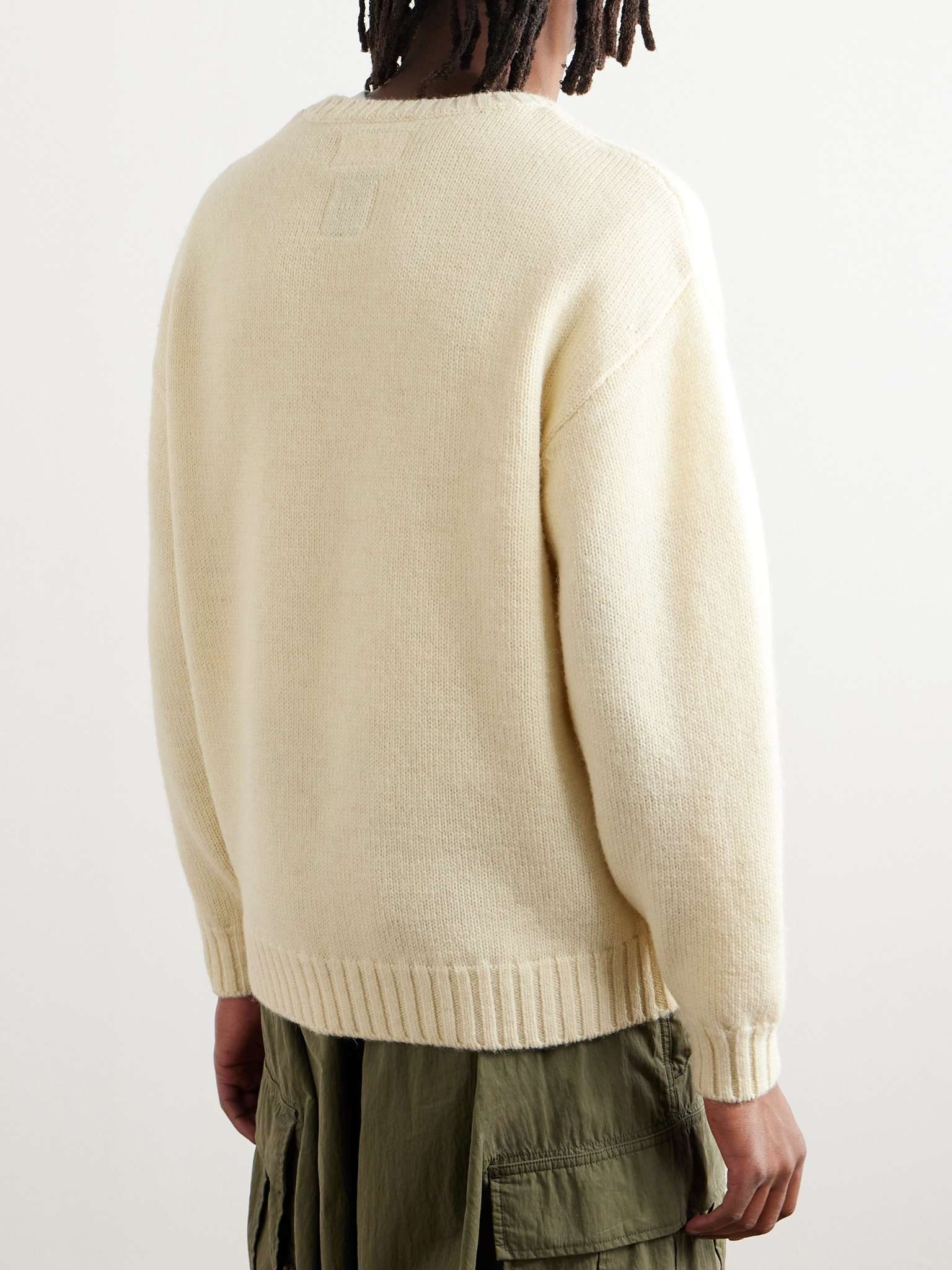 Intarsia Wool Sweater - 3
