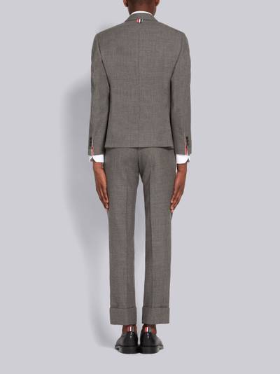 Thom Browne Medium Grey 2-ply Wool Fresco Classic Suit and Tie outlook