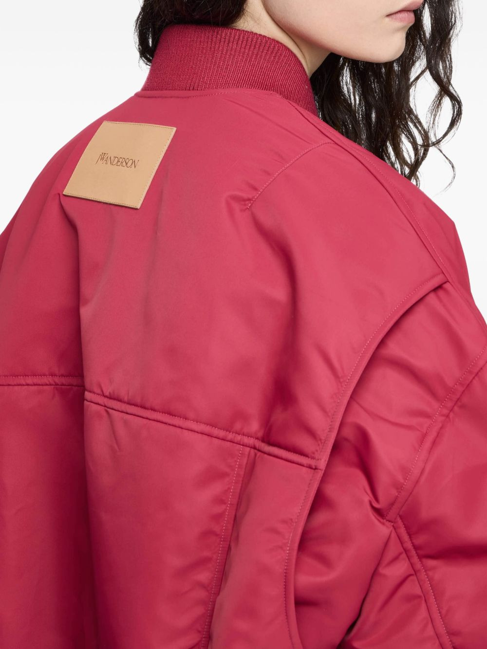 boxy zip-front bomber jacket - 5