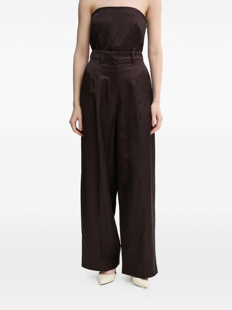 pleated wide-leg trousers 1
