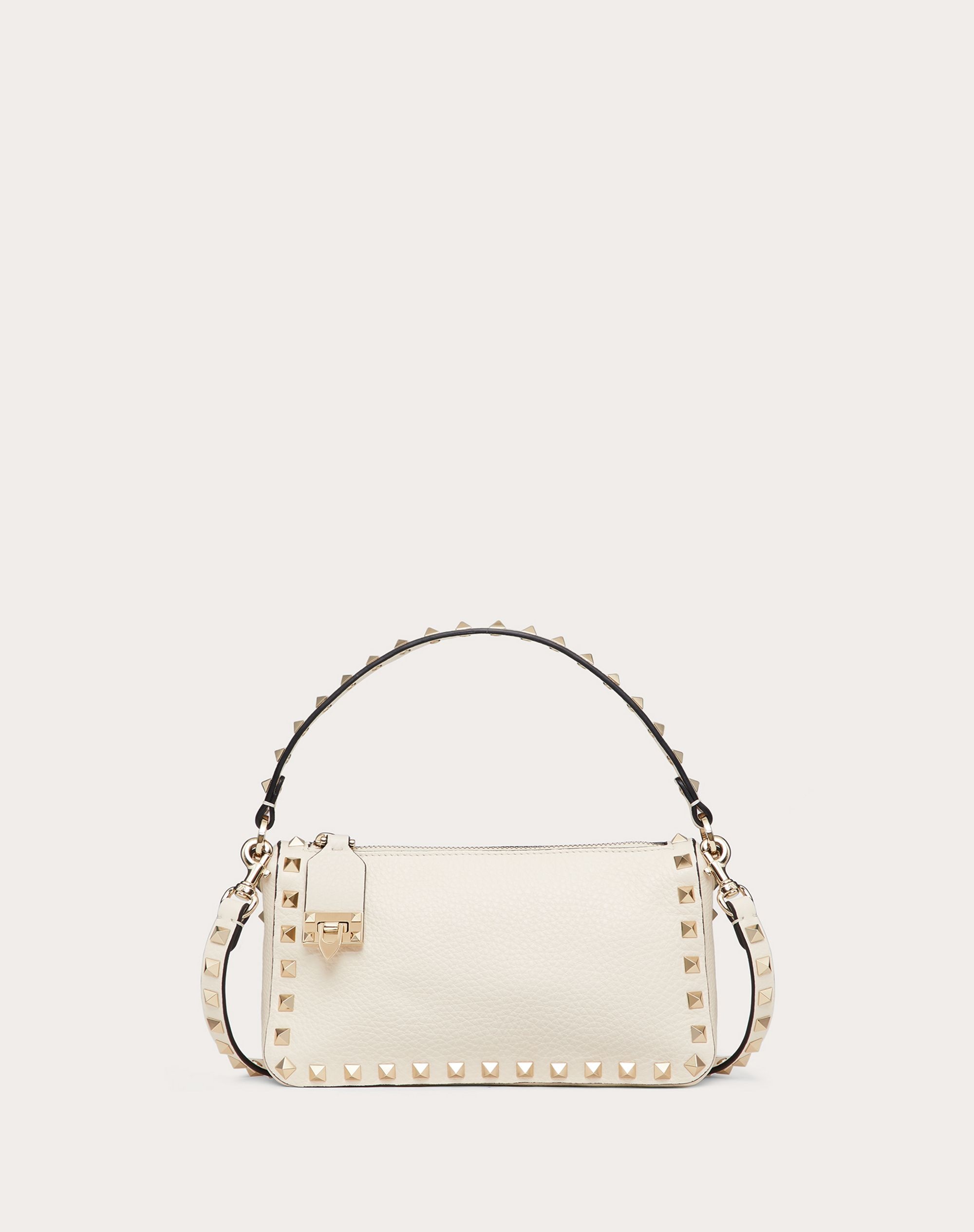 SMALL ROCKSTUD GRAINY CALFSKIN CROSSBODY BAG - 1