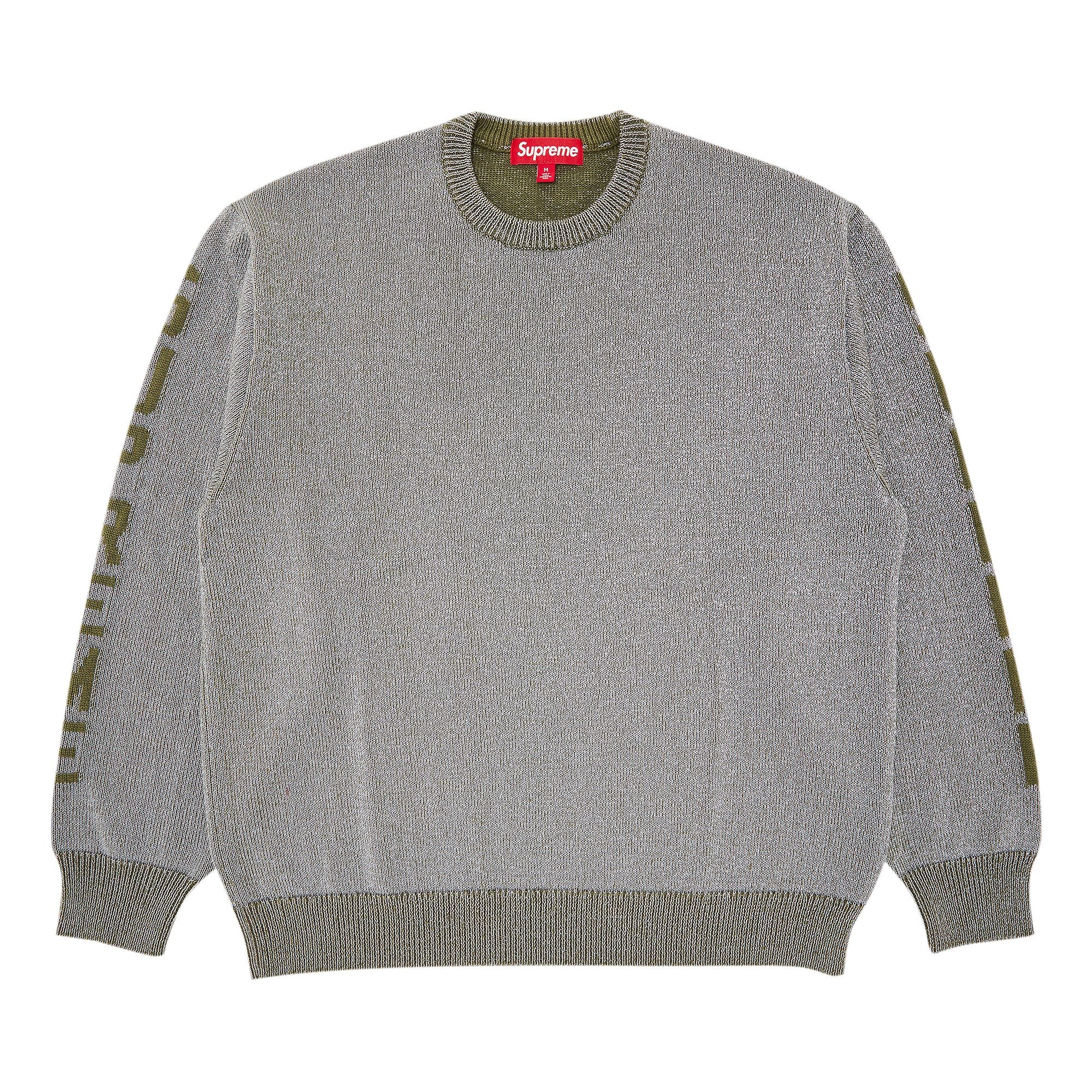 Supreme Gonz Poems Sweater Olive Lサイズ Supreme Gonz Poems