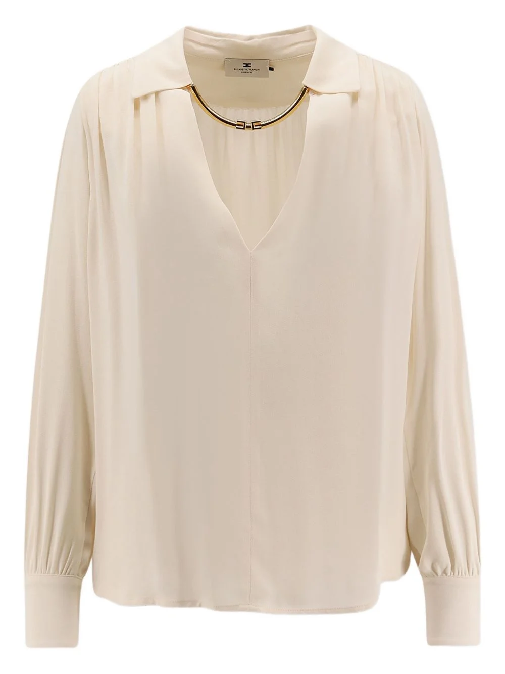 collar-detail blouse - 1